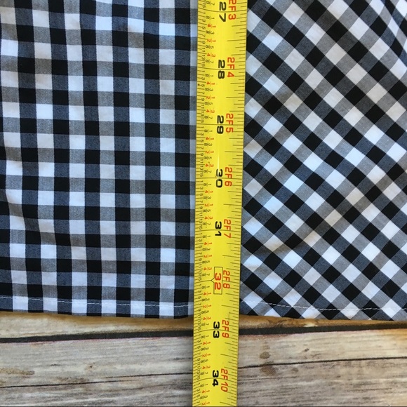 Express • Gingham Cut Out Dress - Picture 5 of 8